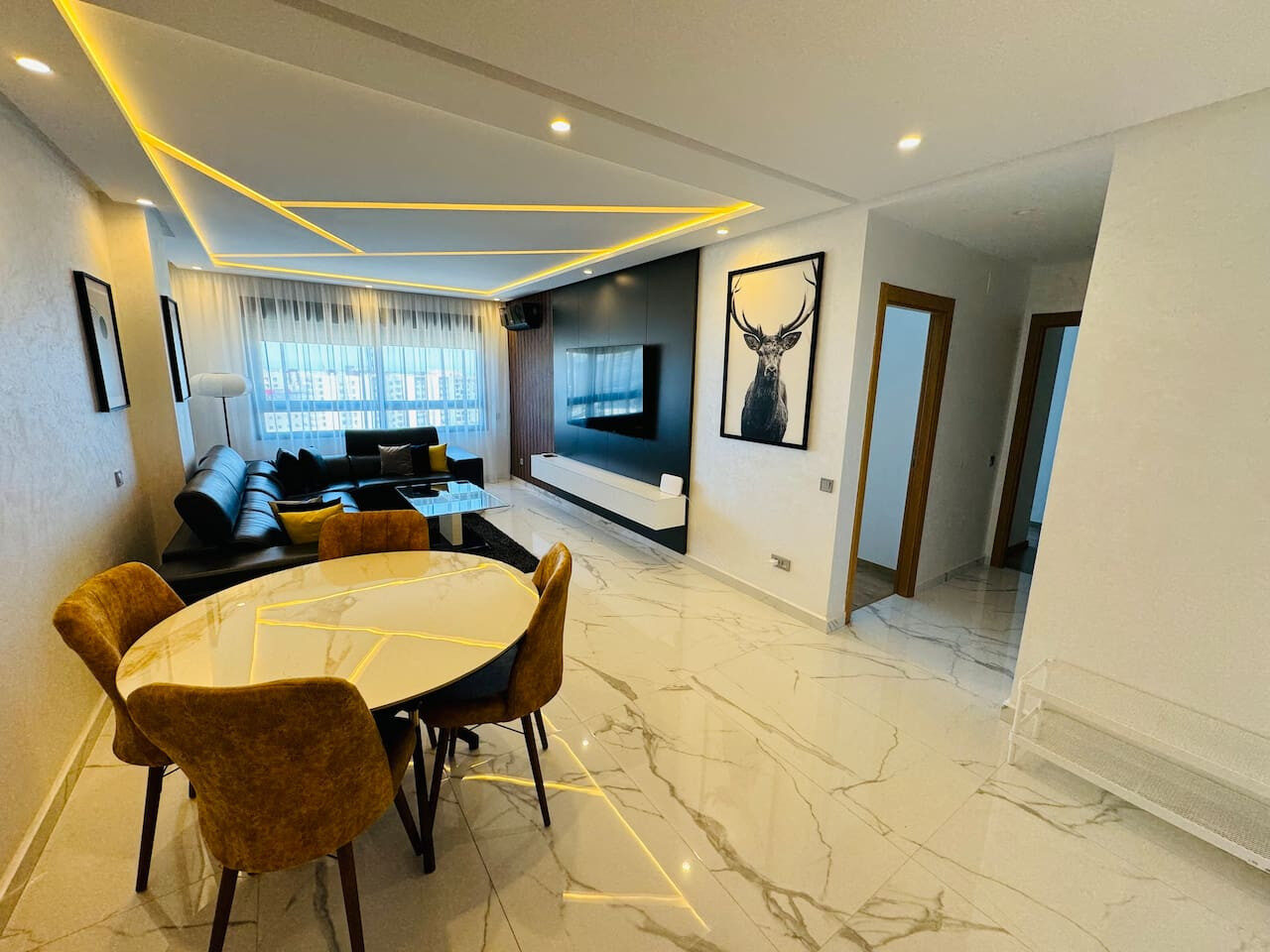 Sunlit 2-Bedroom Apartment with a Pool & Sea Views