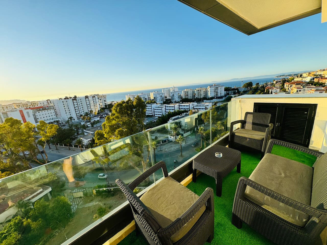 Sunlit 2-Bedroom Apartment with a Pool & Sea Views