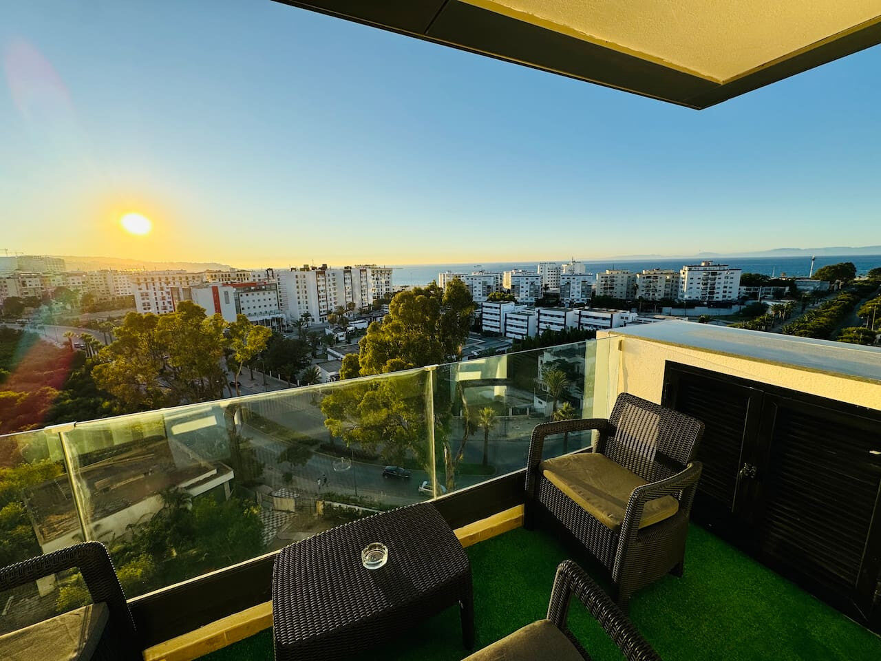 Sunlit 2-Bedroom Apartment with a Pool & Sea Views