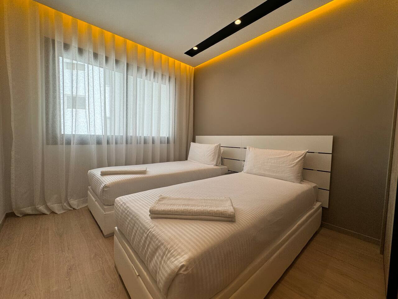 Three-Bedroom Apartment with Garden View