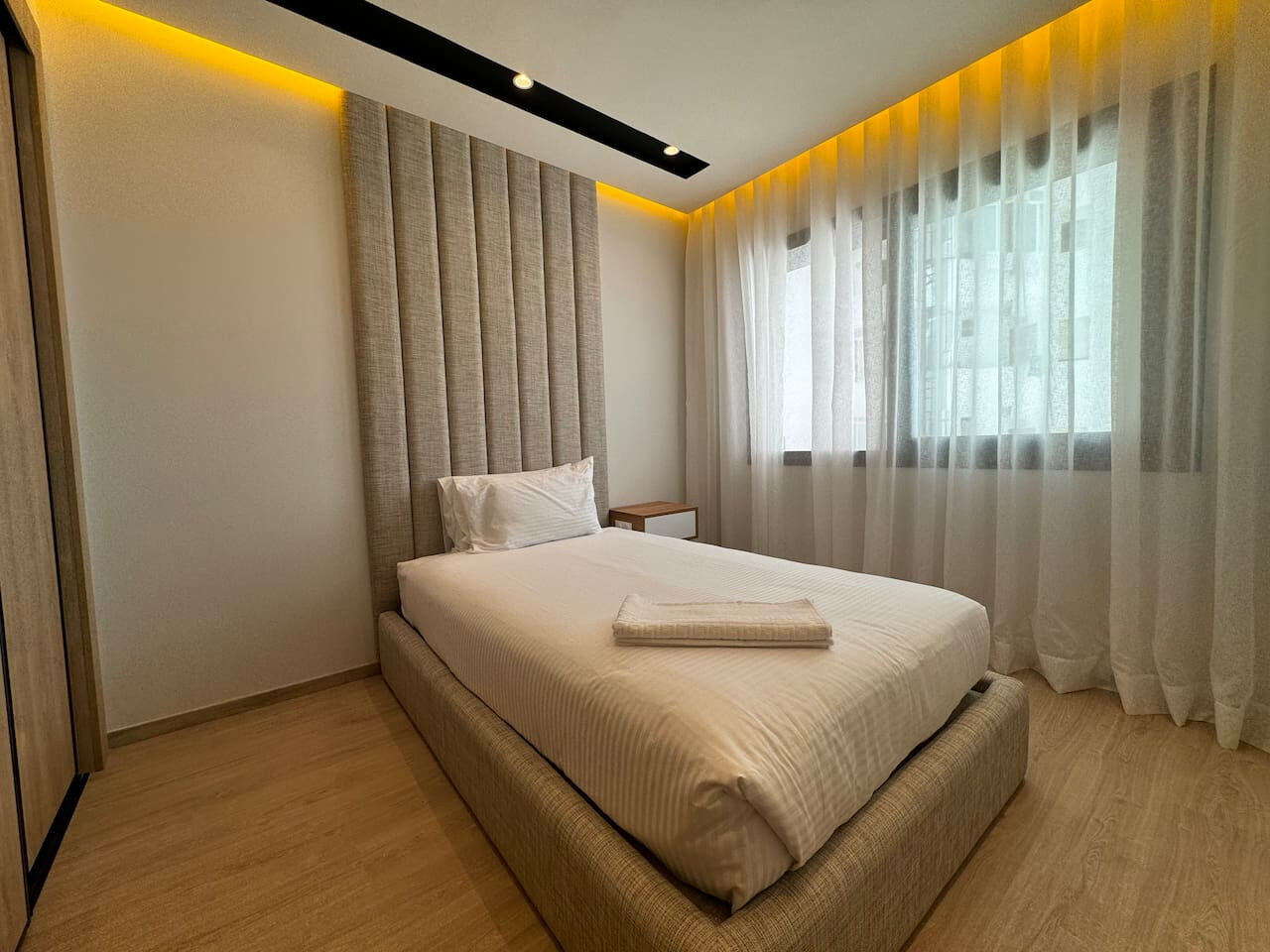 Three-Bedroom Apartment with Garden View