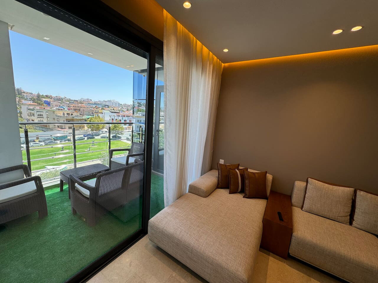 Three-Bedroom Apartment with Garden View