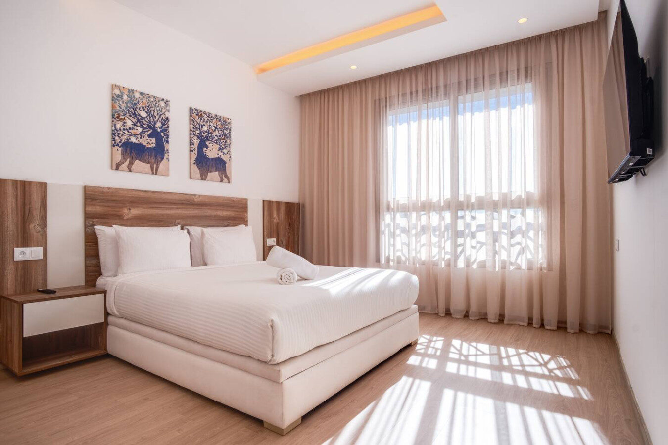 3-Bedroom Zen Apartment with Balcony in Tangier