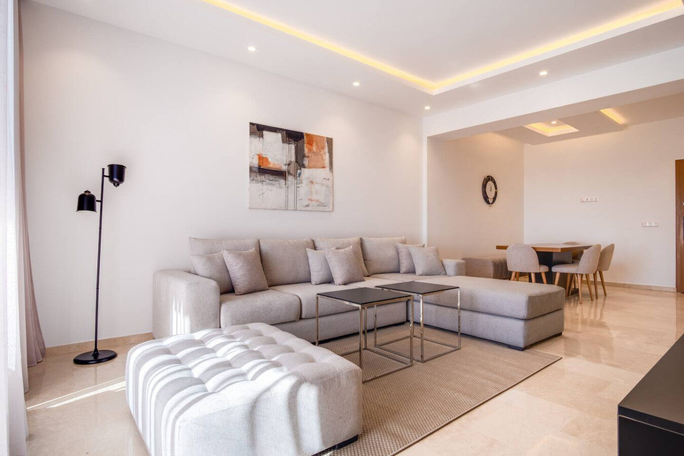 3-Bedroom Zen Apartment with Balcony in Tangier