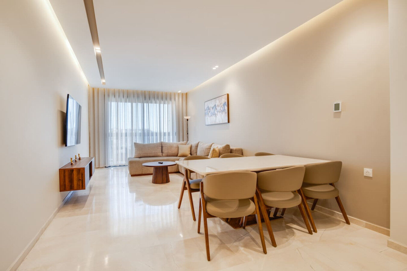 Elegant Two-Bedroom Garden View Apartment