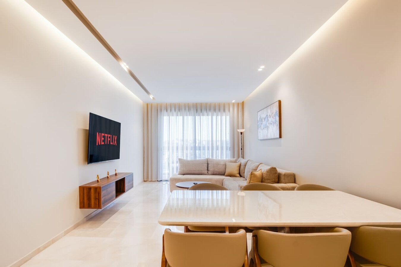 Elegant Two-Bedroom Garden View Apartment