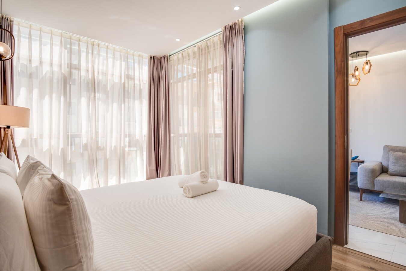 Appartement de luxe 2 chambres avec vue sur la marina à Tanger