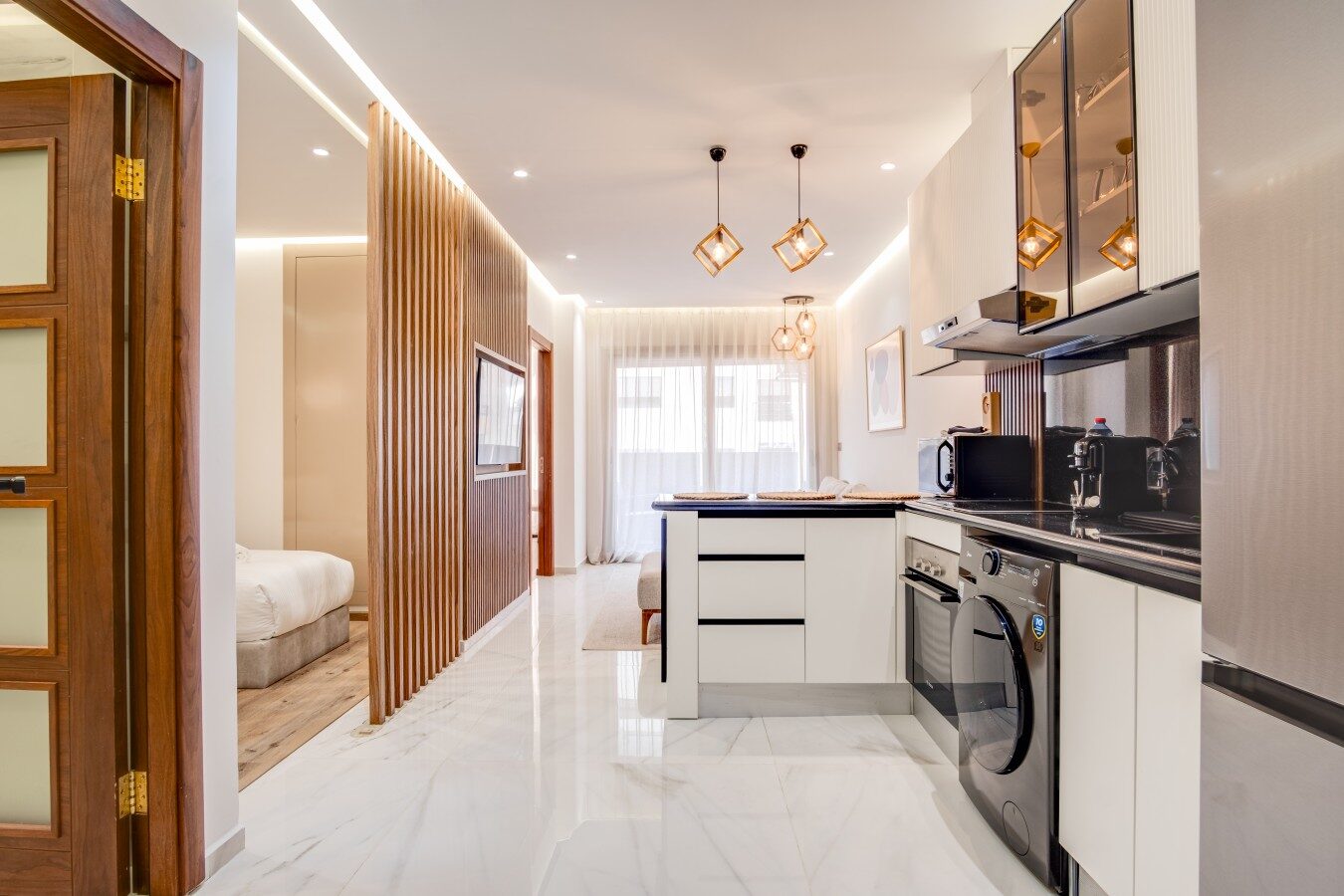 Appartement de luxe 2 chambres avec vue sur la marina à Tanger