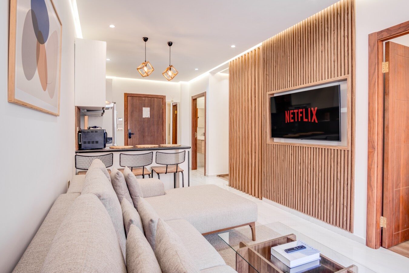 Appartement de luxe 2 chambres avec vue sur la marina à Tanger
