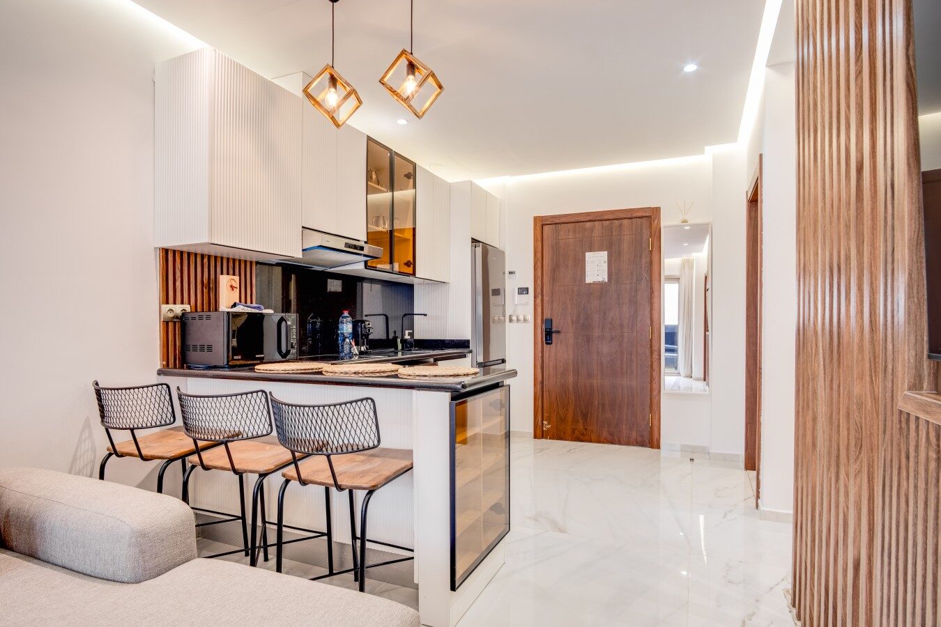 Appartement de luxe 2 chambres avec vue sur la marina à Tanger