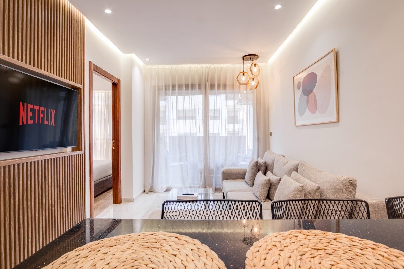Appartement de luxe 2 chambres avec vue sur la marina à Tanger