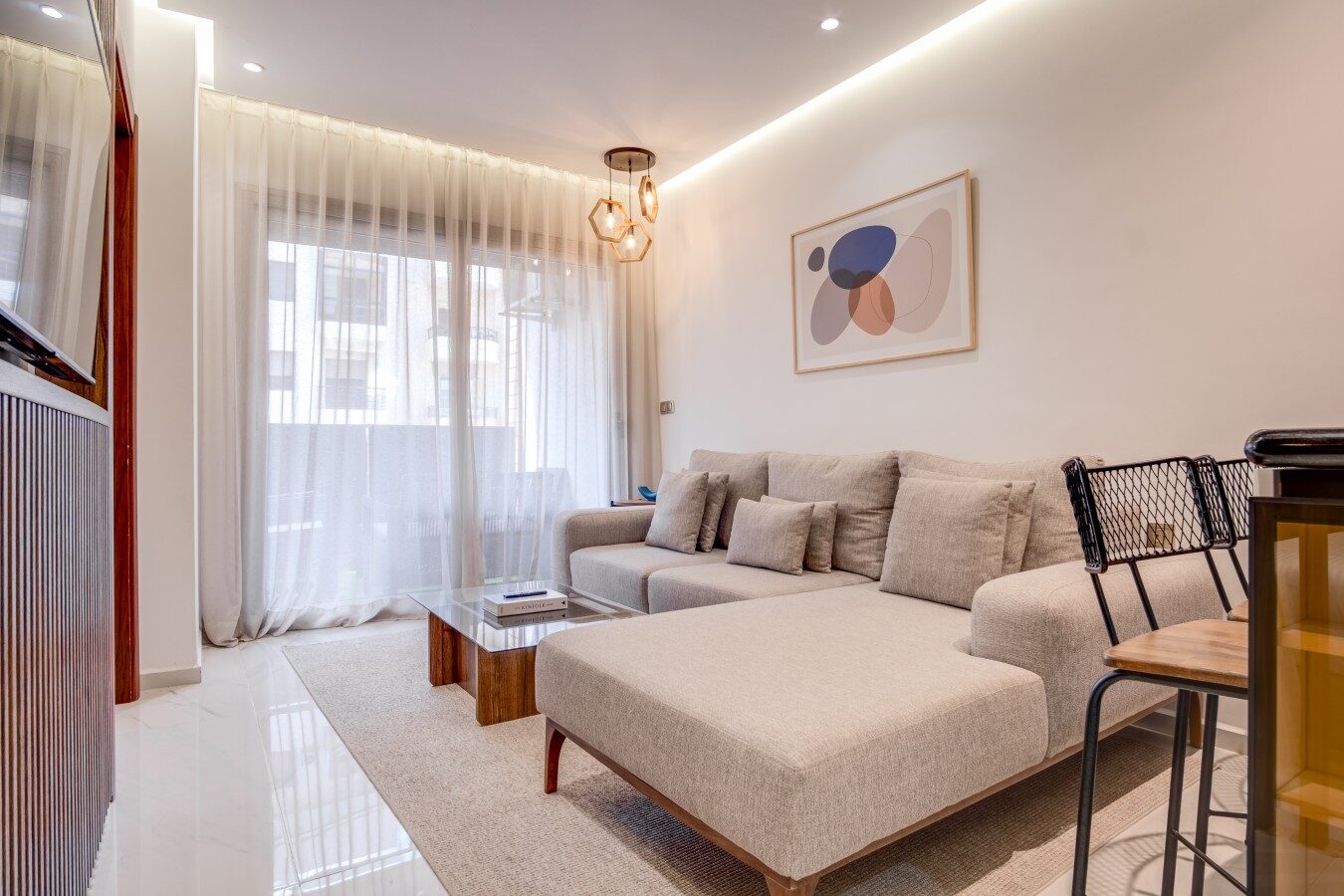 Appartement de luxe 2 chambres avec vue sur la marina à Tanger