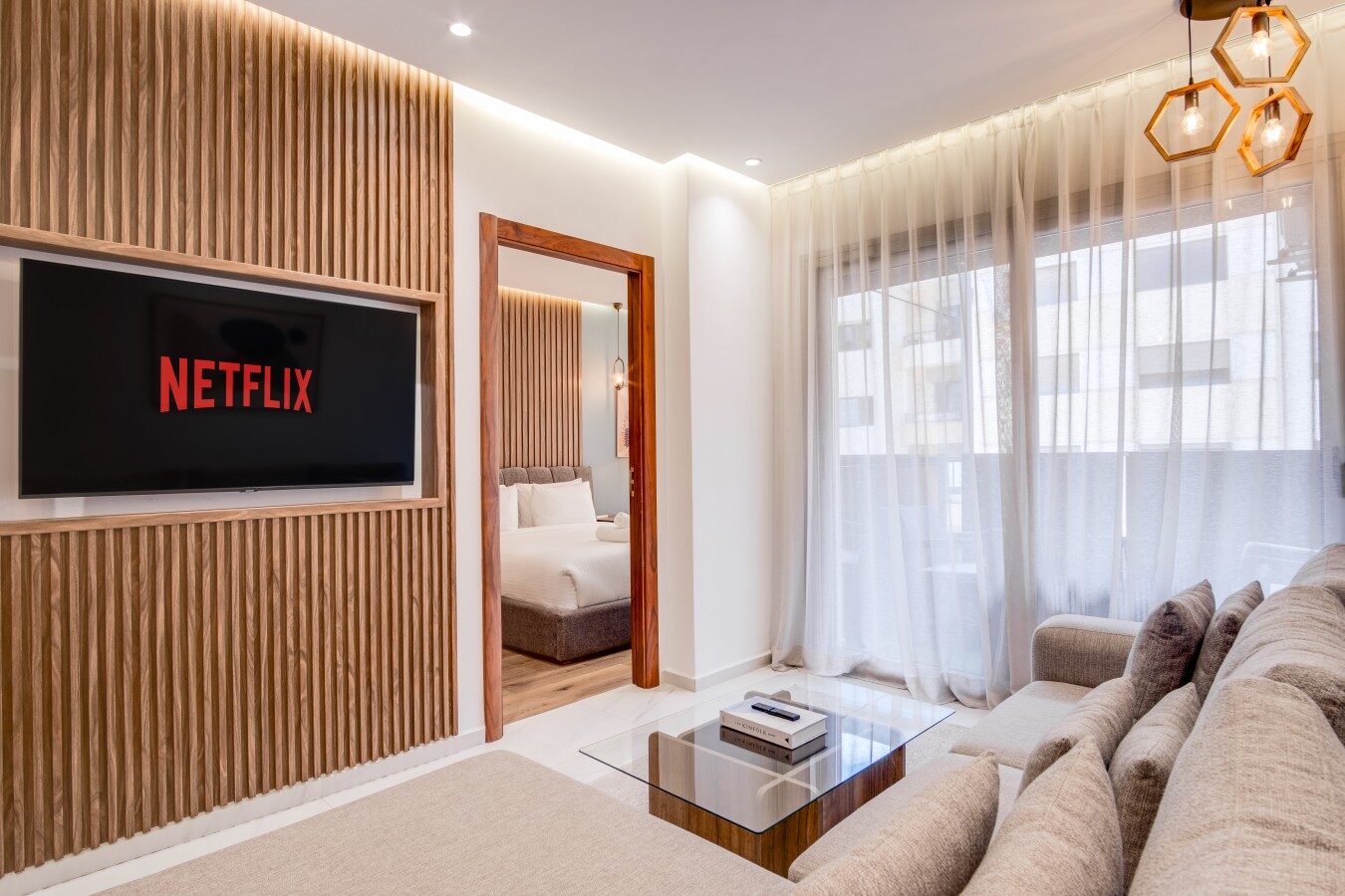 Appartement de luxe 2 chambres avec vue sur la marina à Tanger
