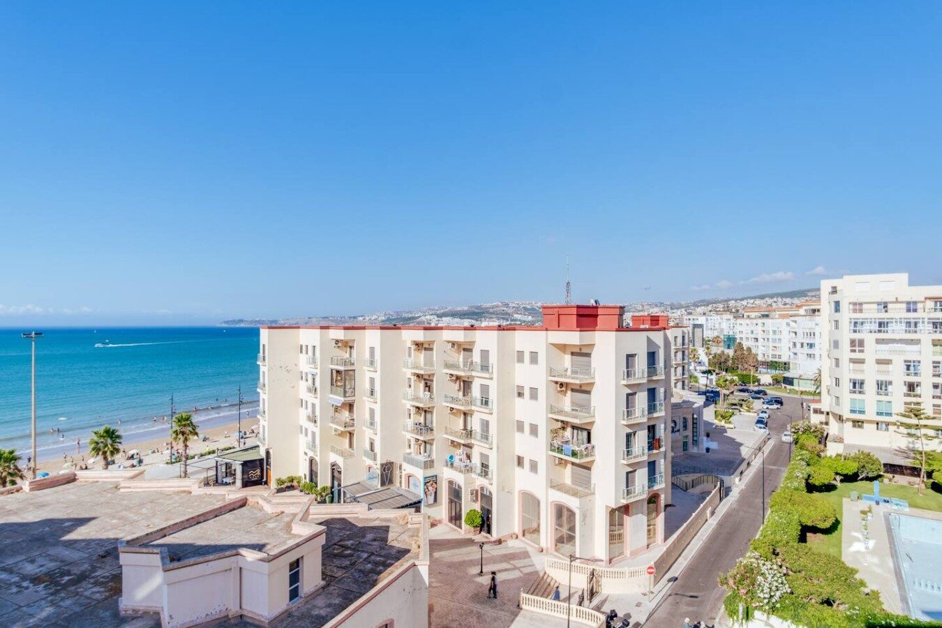 Seafront Malabata Apartment with Balcony View
