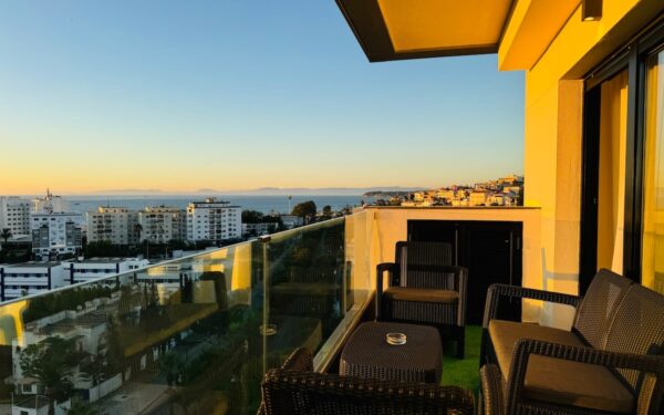 Sunlit 2-Bedroom Apartment with a Pool and Sea Views