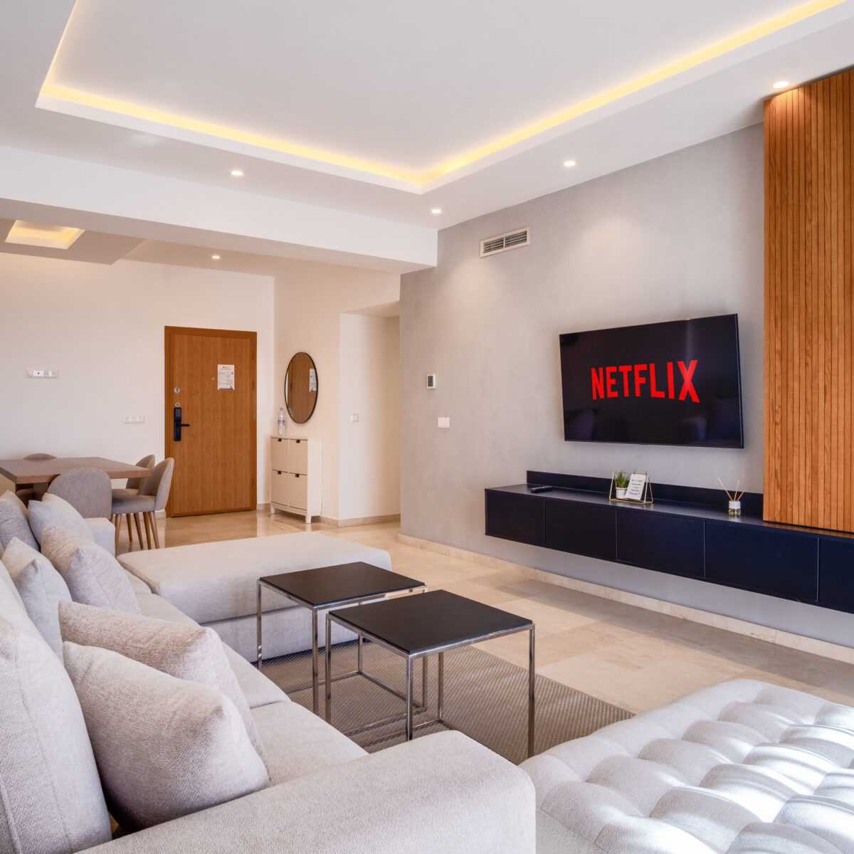 3-Bedroom Zen Apartment with Balcony in Tangier