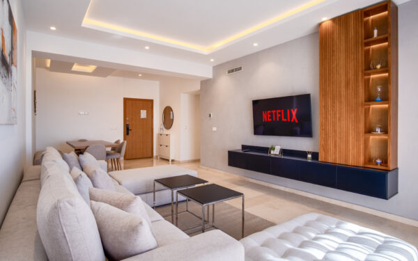 3-Bedroom Zen Apartment with Balcony in Tangier